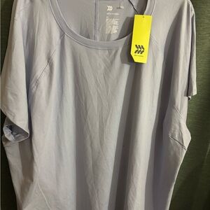 All in Motion Lt Blue Short Sleeve Tee